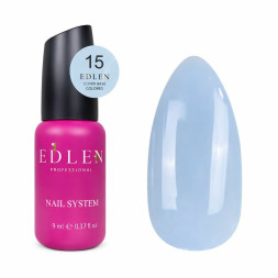 База кольорова Edlen Professional Base Colored 15 небесно-блакитний 9 мл