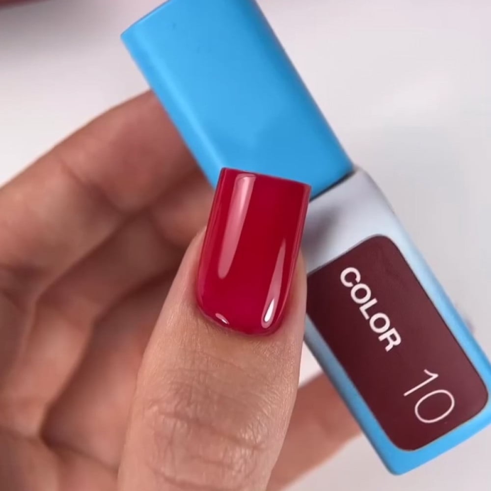 Гель-лак Luna Color Gel 010 темно-червоний 8 мл