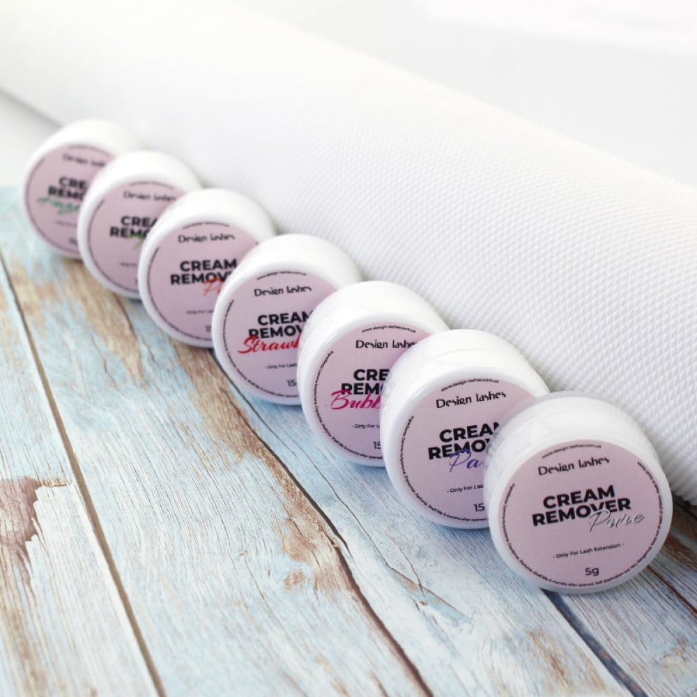 Ремувер для вій кремовий Design Lashes Cream Remover Green Apple зелене яблуко 15 г