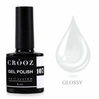 Гель-лак Crooz Soft Sky 107 ніжний напівпрозорий м...