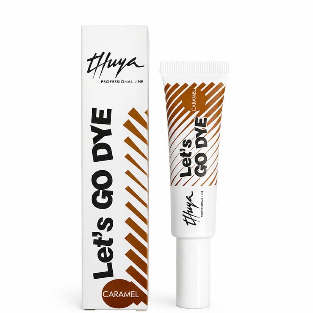 Фарба для брів Thuya Professional Lets Go Dye Caramel прямої дії колір карамель 11 мл