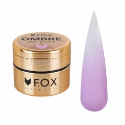 Гель-фарба F.O.X Ombre Gel Paint 007 без липкого шару ліловий 5 мл