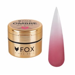 Гель-фарба F.O.X Ombre Gel Paint 008 без липкого шару малиновий 5 мл