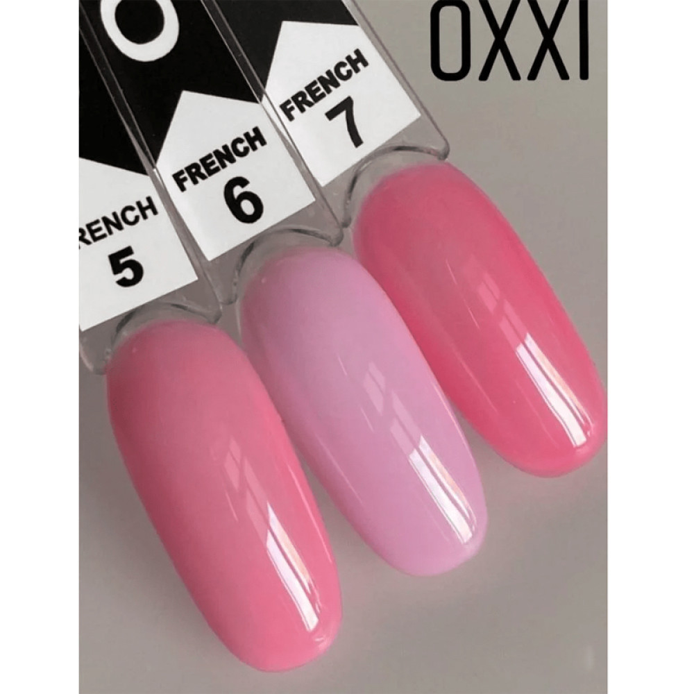 Гель-лак Oxxi Professional French 006 розовая нежность. 10 мл