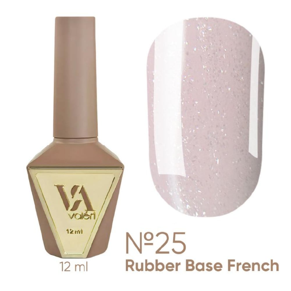 База камуфлююча для гель-лаку Valeri Rubber French Base 025 12 мл
