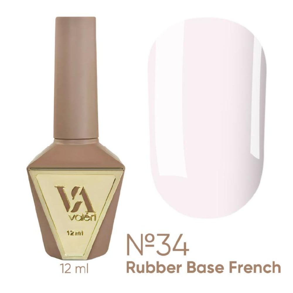 База камуфлююча для гель-лаку Valeri Rubber French Color Base 034 12 мл
