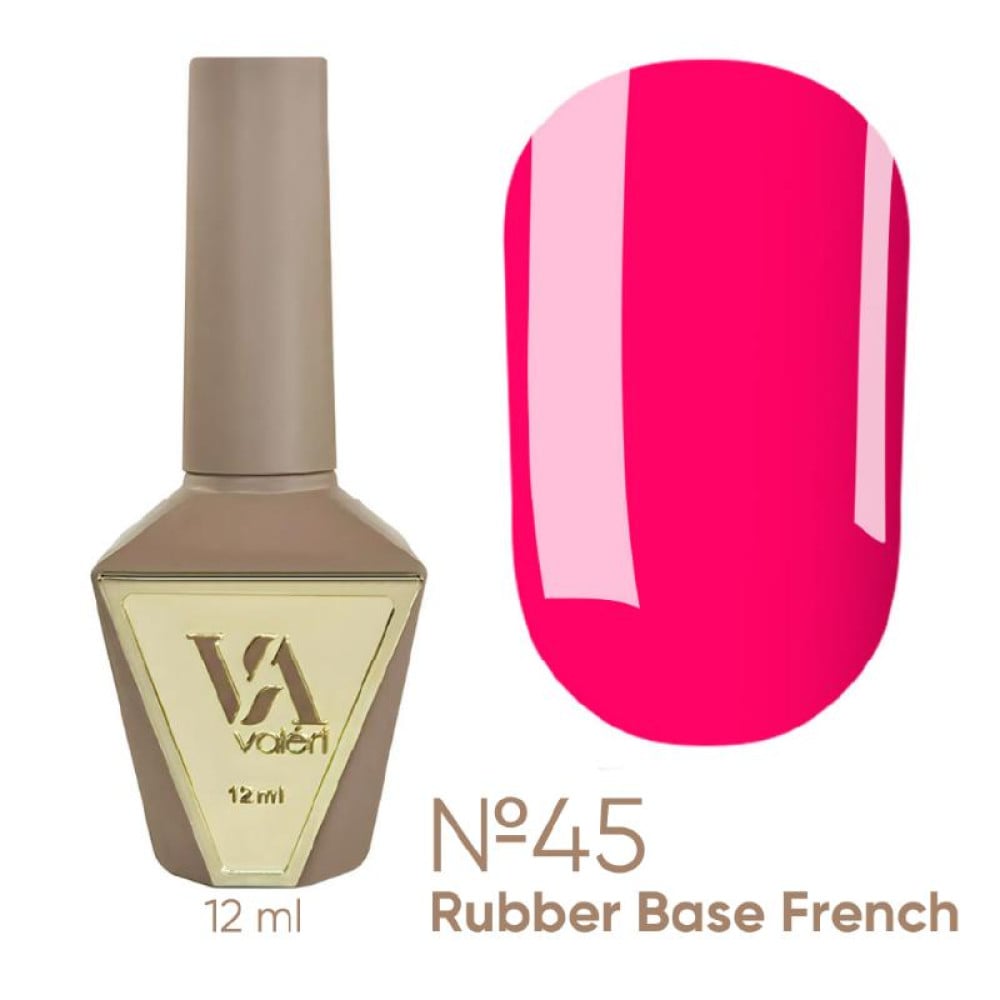 База камуфлююча для гель-лаку Valeri Rubber French Neon Base 045 12 мл