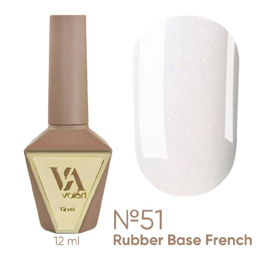 База камуфлююча для гель-лаку Valeri Rubber French Opal Base 051 12 мл