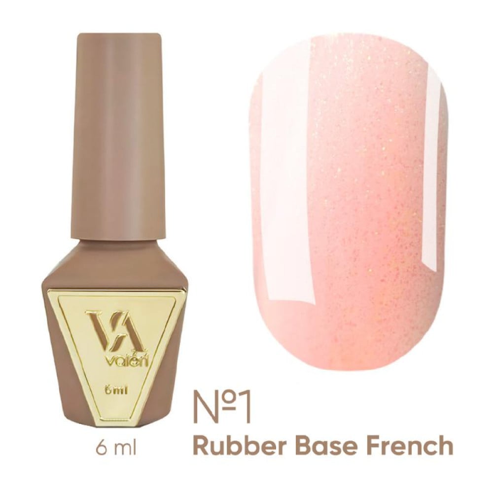 База камуфлююча для гель-лаку Valeri Rubber French Base 001 6 мл