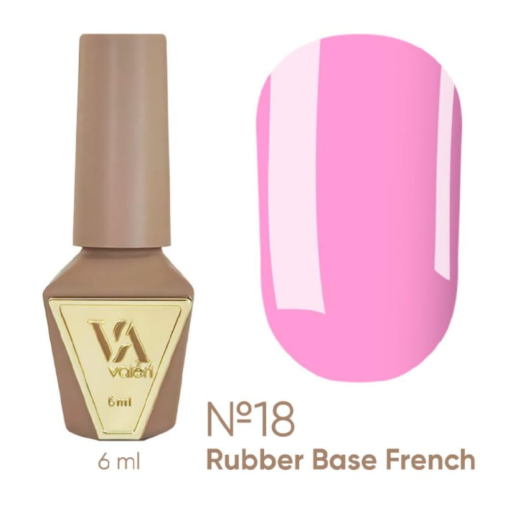 База камуфлююча для гель-лаку Valeri Rubber French Base 018 6 мл