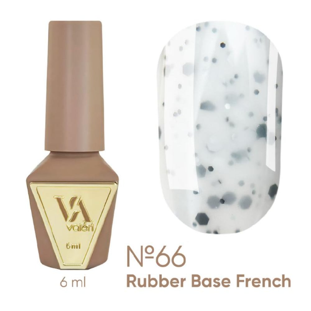База камуфлююча для гель-лаку Valeri Rubber French Dots Base 066 6 мл