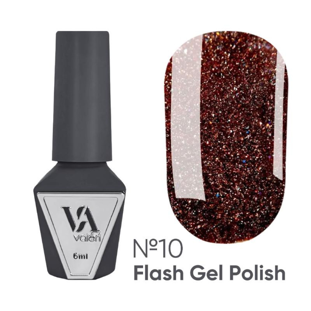 Гель-лак Valeri Flash 010 світловідбиваючий 6 мл