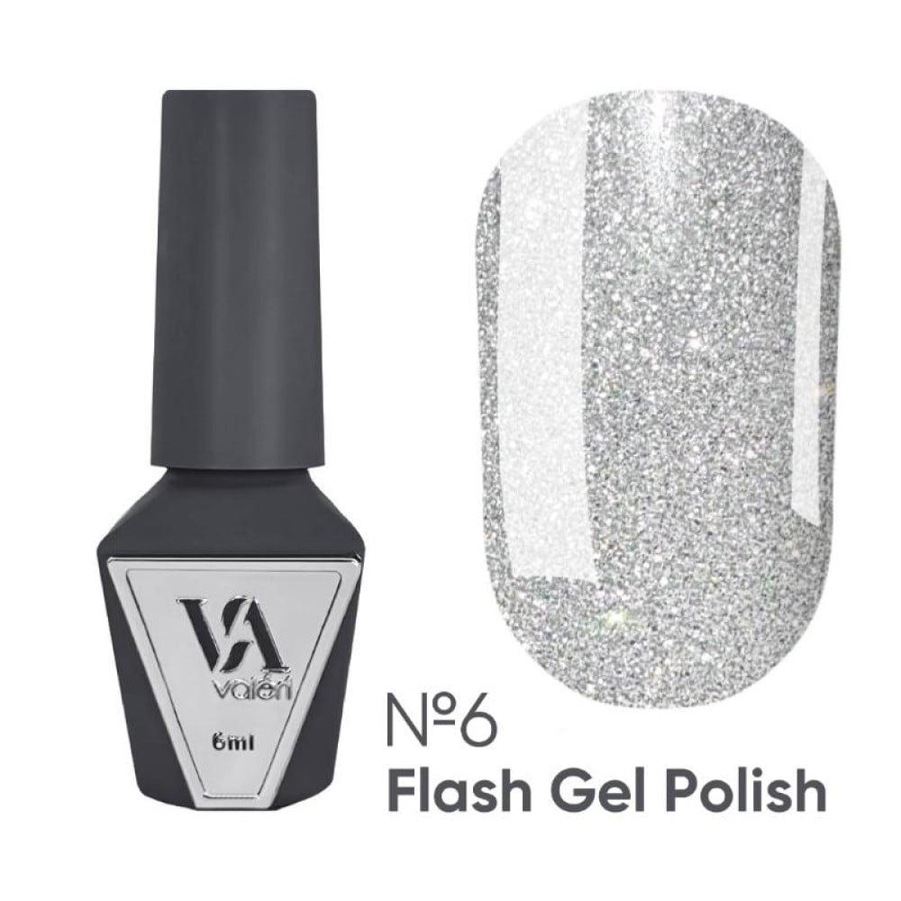 Гель-лак Valeri Flash 006 світловідбиваючий 6 мл