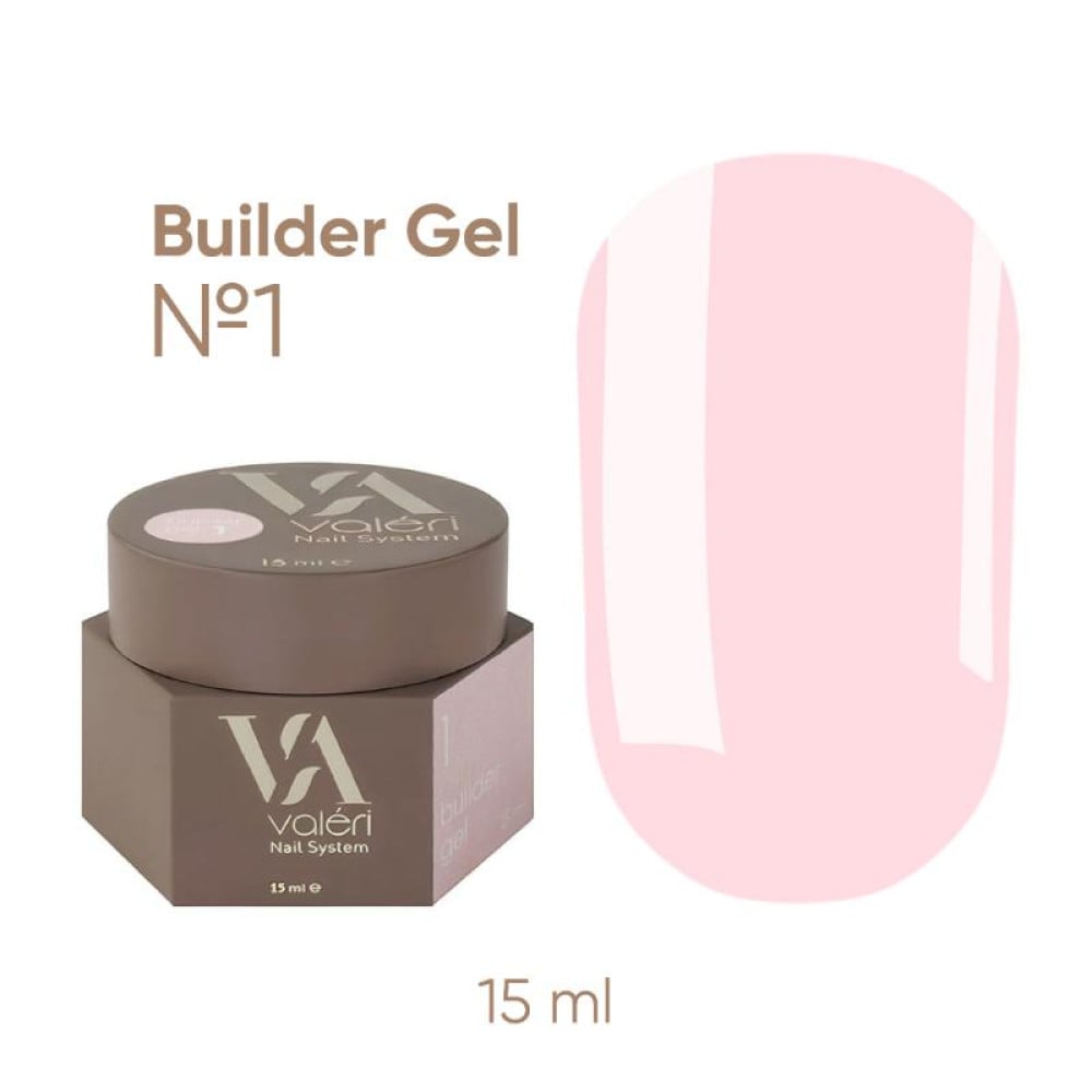 Гель для нарощування Valeri Builder Gel 001 15 мл