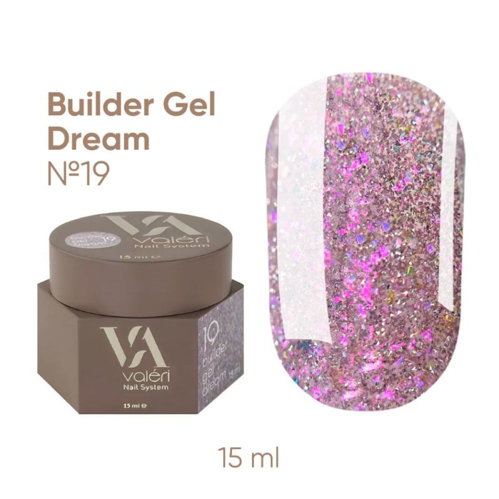 Гель для нарощування Valeri Builder Gel Dream 019 15 мл