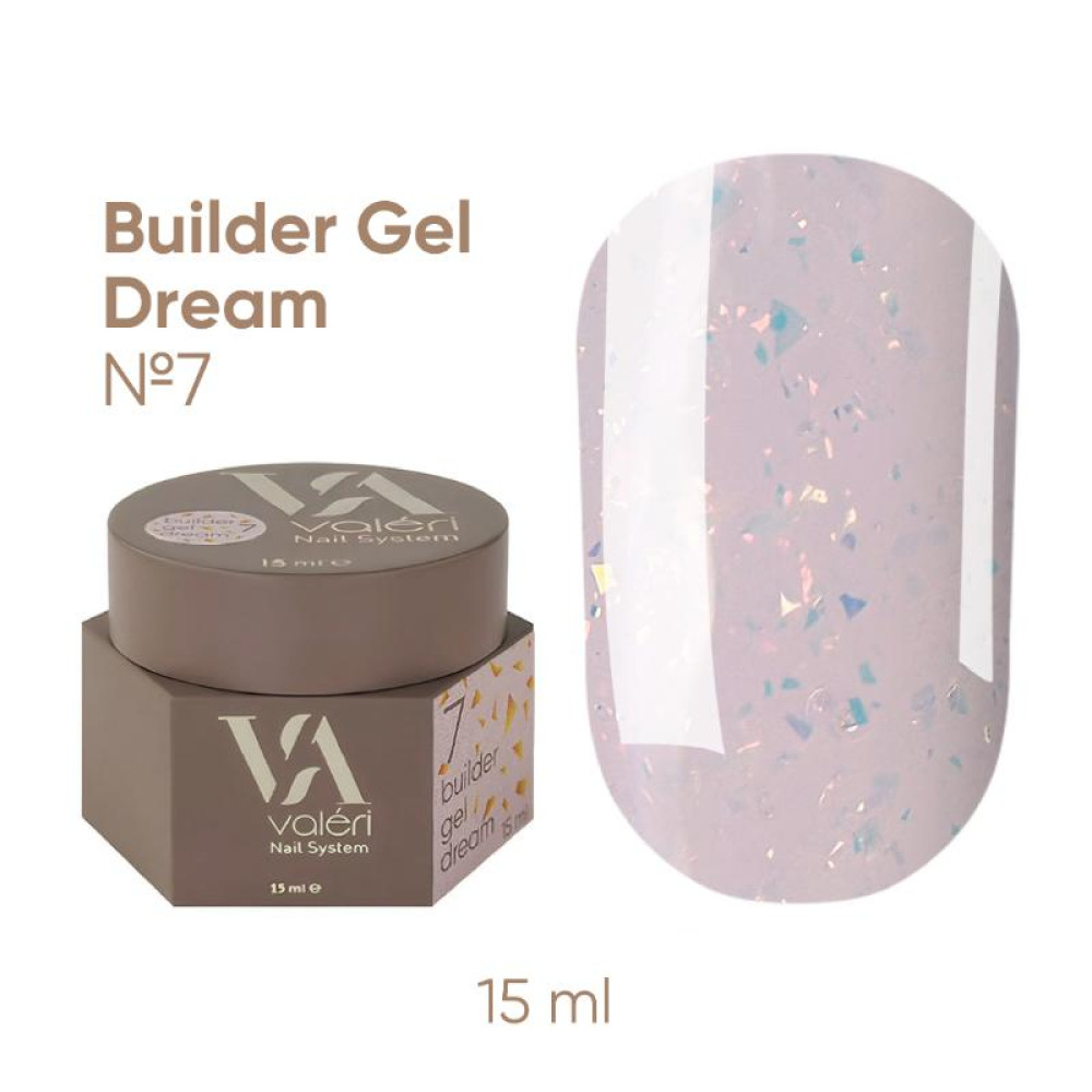 Гель для нарощування Valeri Builder Gel Dream 007 15 мл