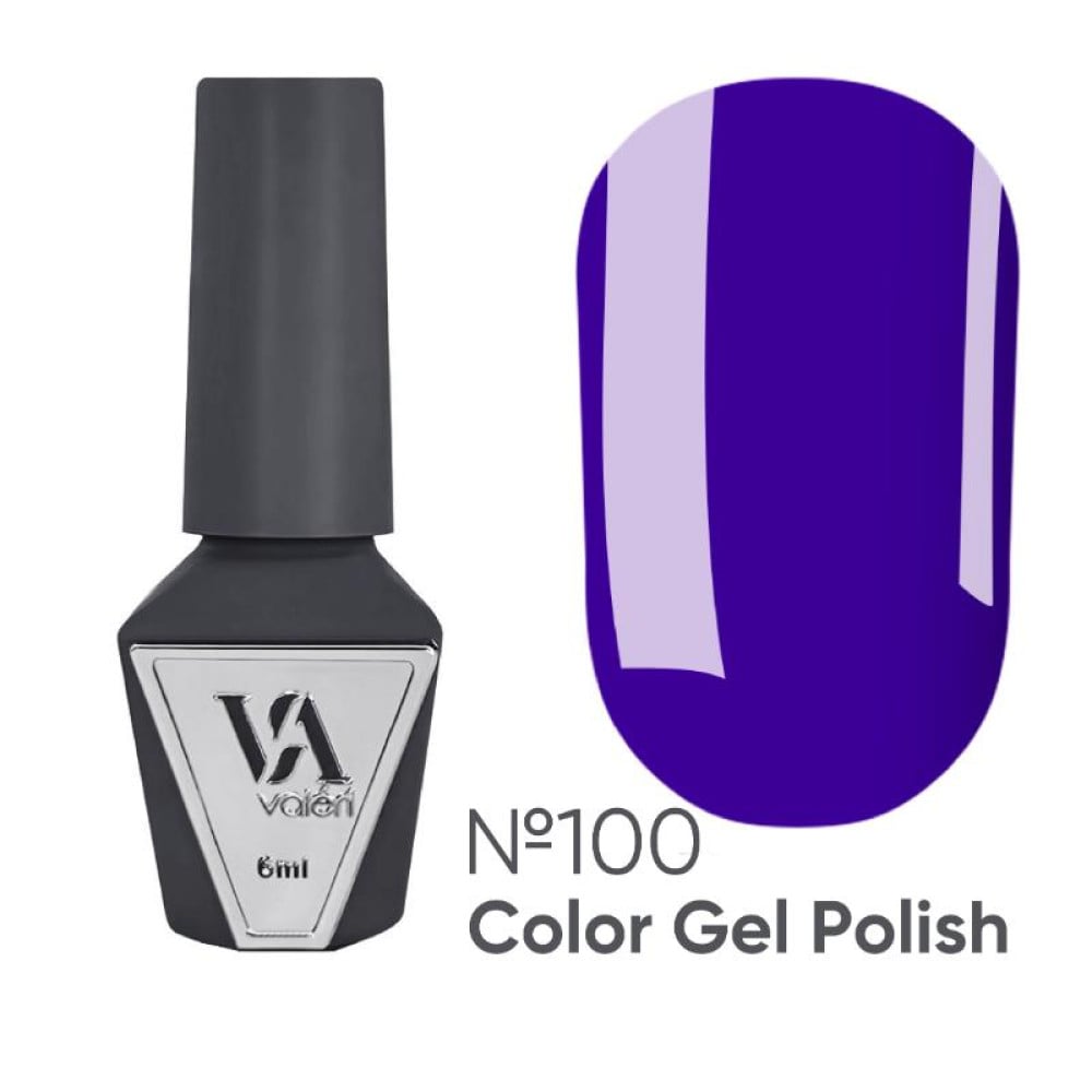 Гель-лак Valeri Color 100 синій 6 мл
