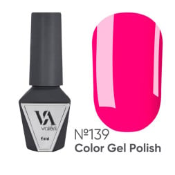 Гель-лак Valeri Color 139 неоновый темно-розовый 6 мл