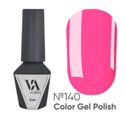 Гель-лак Valeri Color 140 неоновый розовый 6 мл