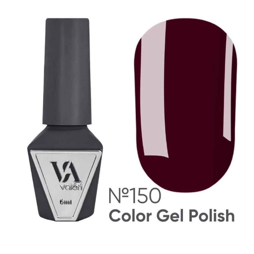 Гель-лак Valeri Color 150 вишня у шоколаді 6 мл