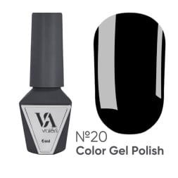 Гель-лак Valeri Color 020 черный 6 мл