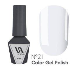 Гель-лак Valeri Color 021 белый 6 мл