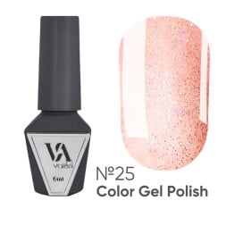 Гель-лак Valeri Color 025 разноцветные блестки 6 мл
