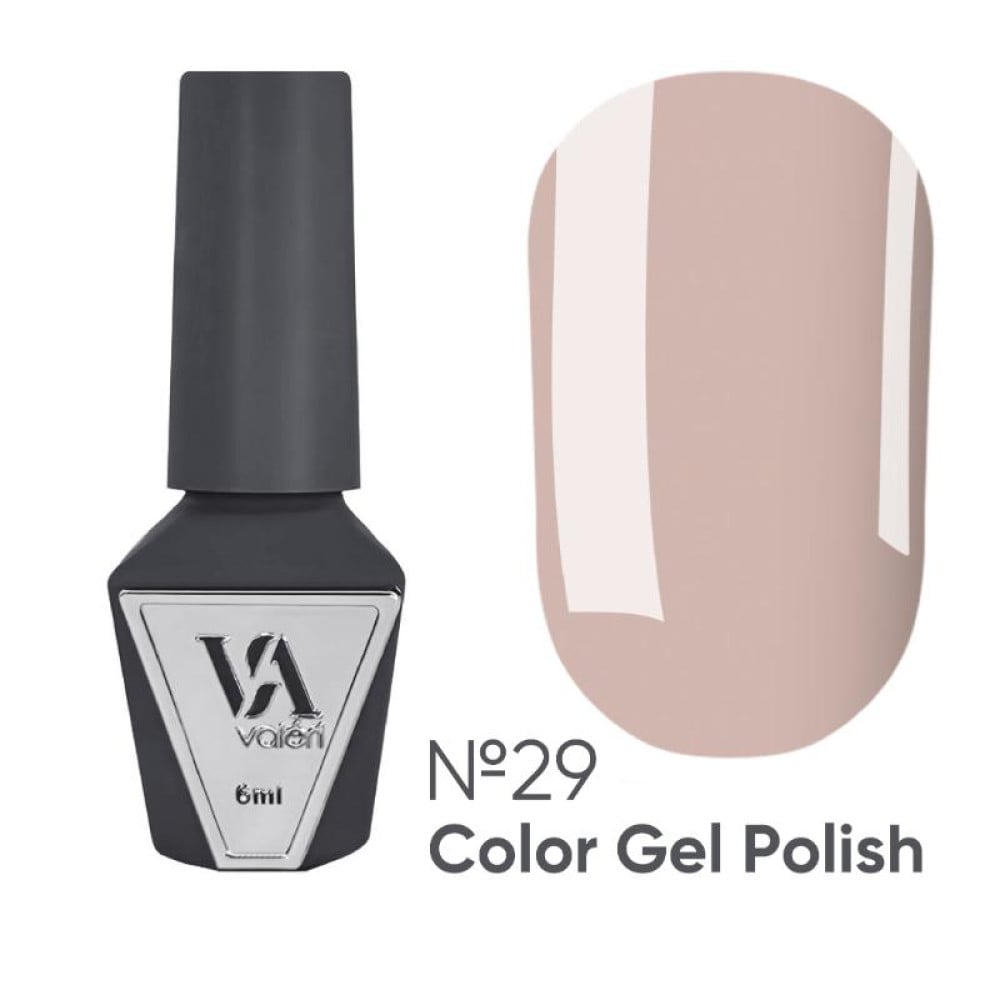 Гель-лак Valeri Color 029 бежевий крем 6 мл