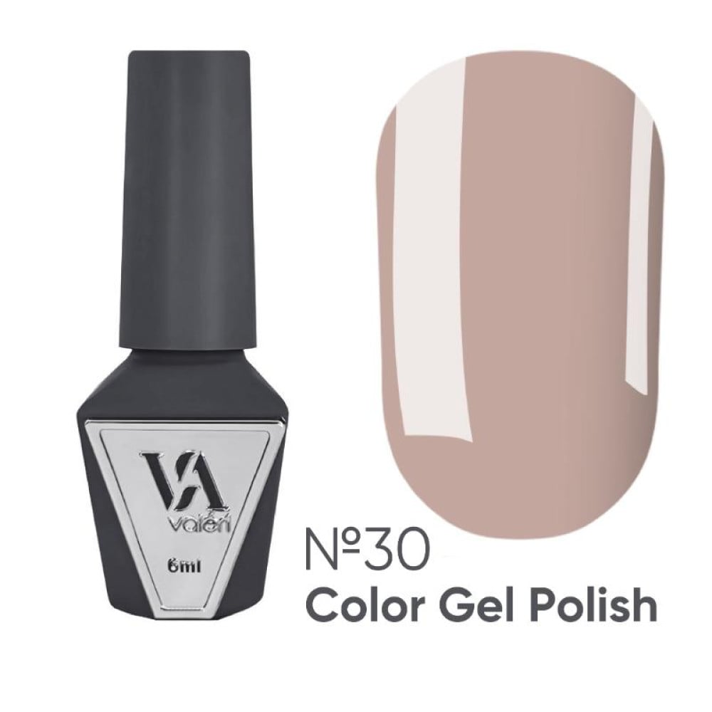 Гель-лак Valeri Color 030 темний беж 6 мл