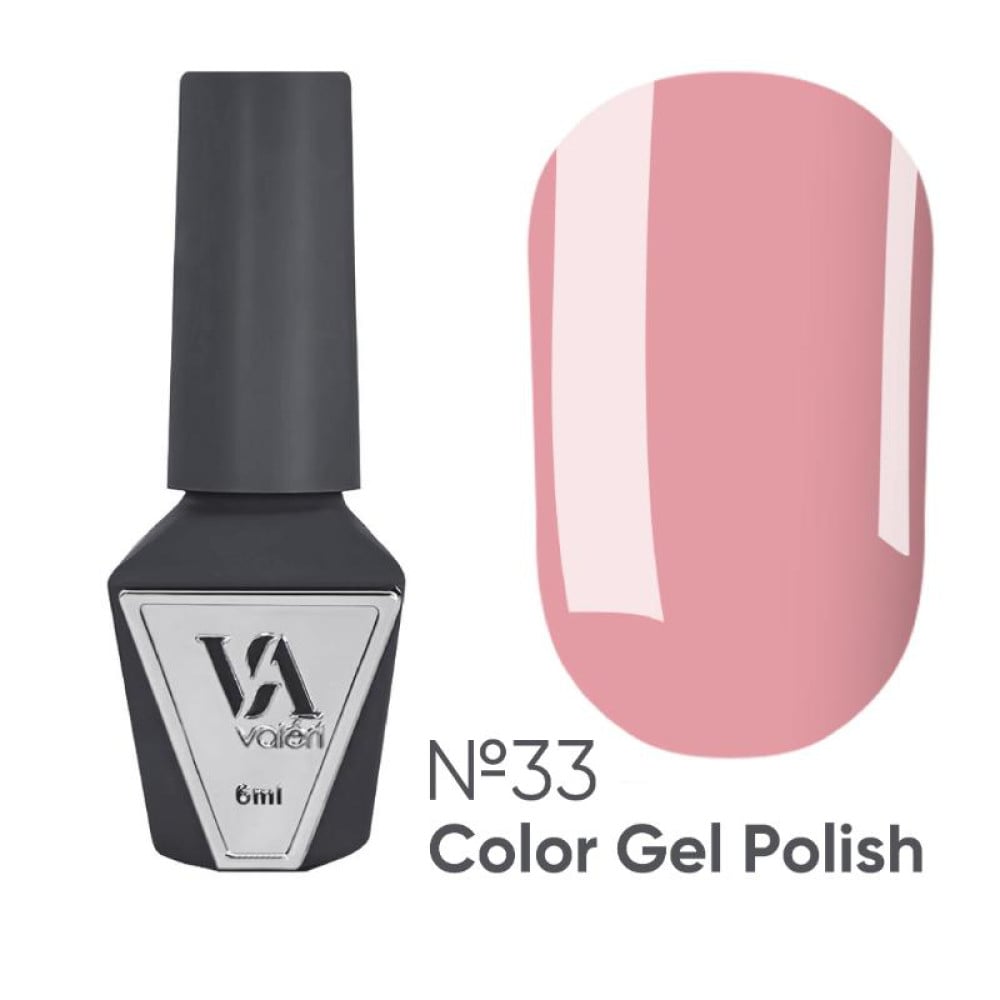 Гель-лак Valeri Color 033 рожевий теплий 6 мл