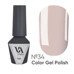 Гель-лак Valeri Color 034 холодный беж 6 мл