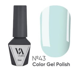 Гель-лак Valeri Color 043 лазурь 6 мл