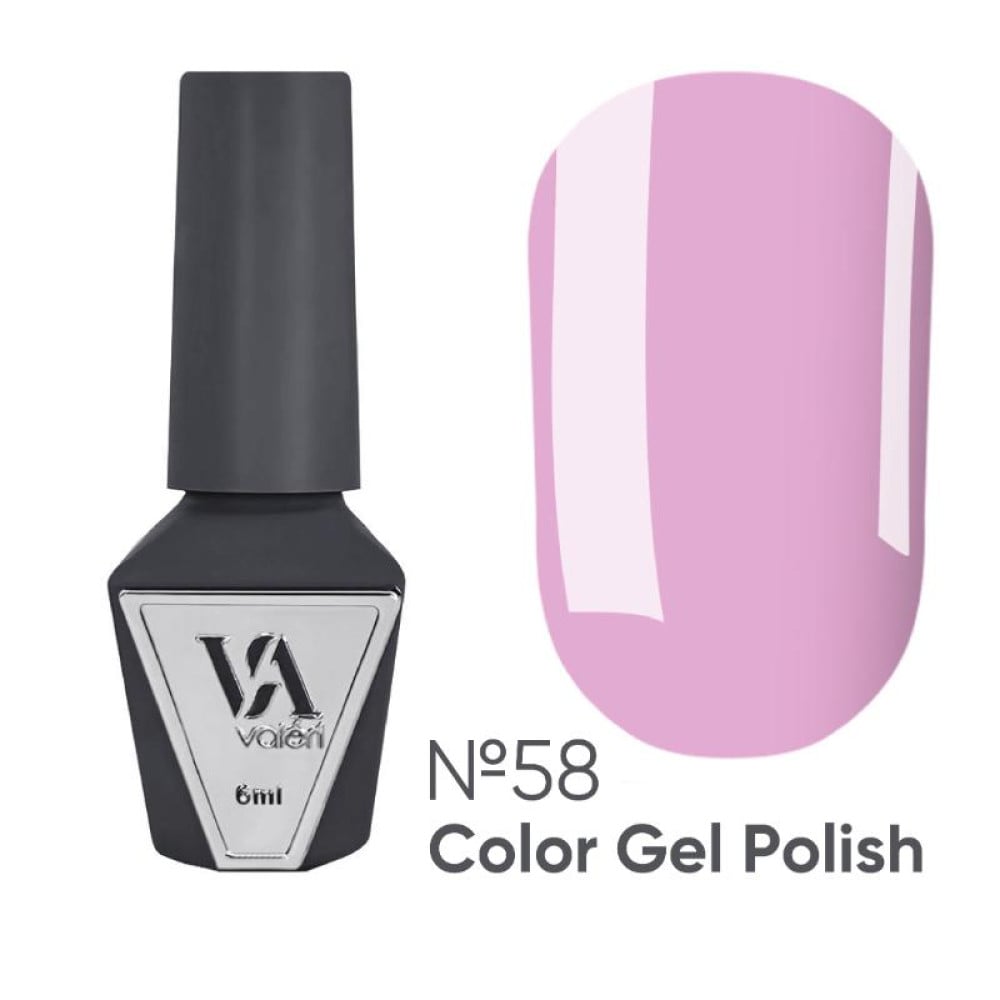Гель-лак Valeri Color 058 рожево-ліловий 6 мл