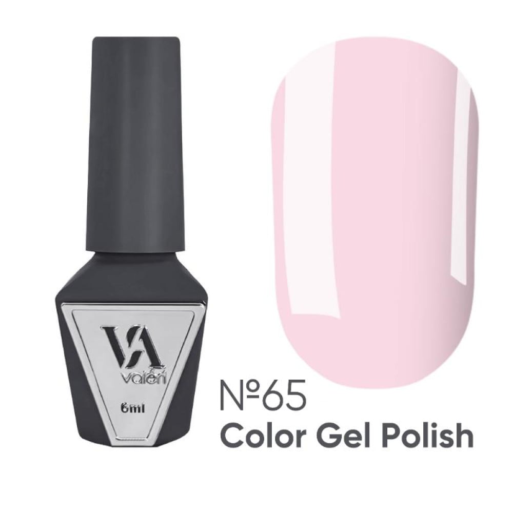 Гель-лак Valeri Color 065 світлий рожевий 6 мл