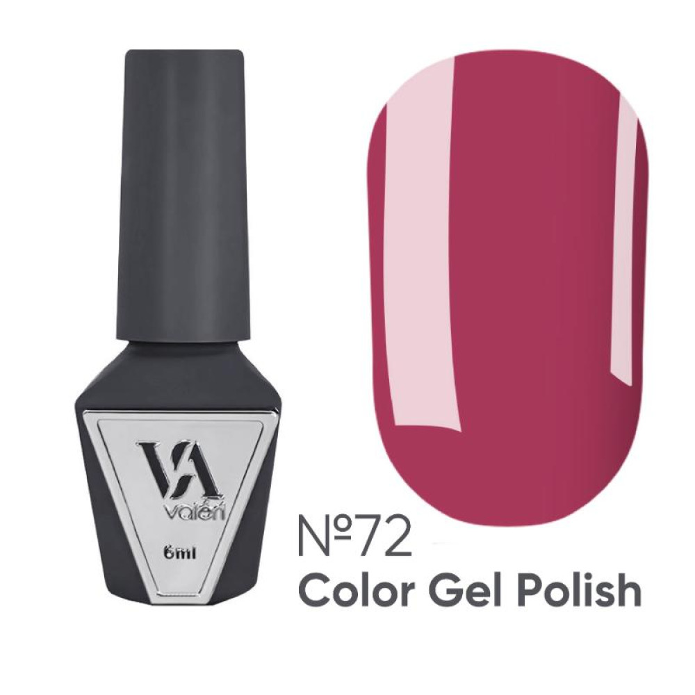Гель-лак Valeri Color 072 пильна троянда 6 мл