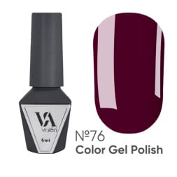 Гель-лак Valeri Color 076 насыщенный бордовый 6 мл