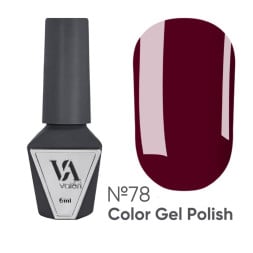 Гель-лак Valeri Color 078 бордо 6 мл