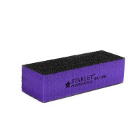 Бафик-шліфувальник Starlet Professional 3-ст., колір фіолетовий, 80/100