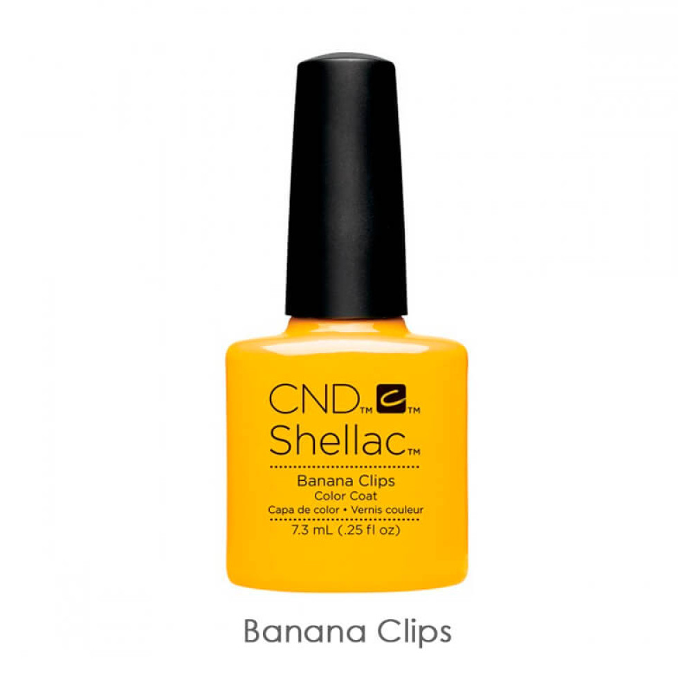CND Shellac Banana Clips бананово-желтый, 7,3 мл