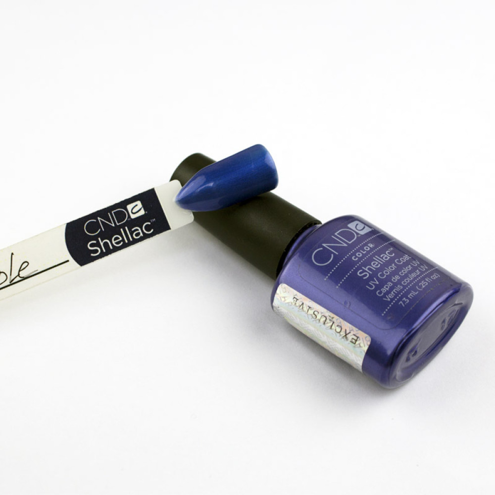 CND Shellac Purple Purple блестящий фиолетово-синий. 15 мл