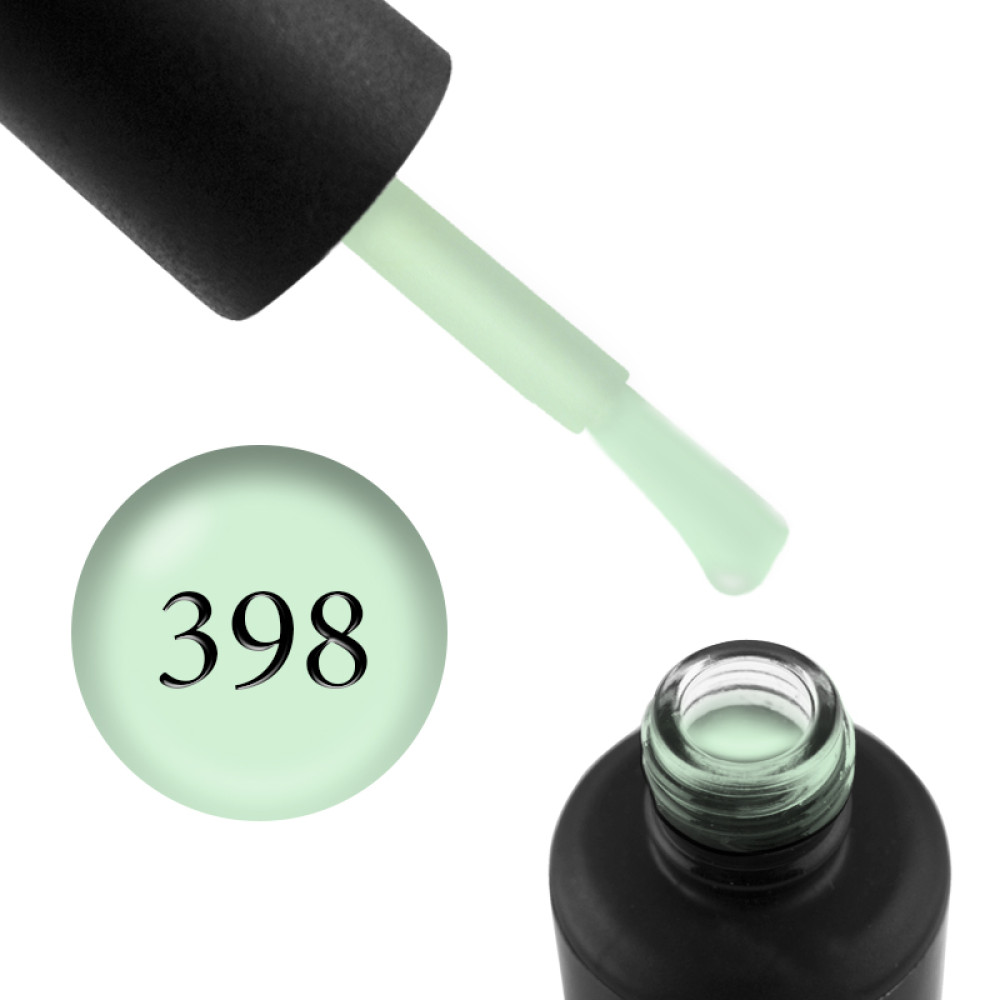 Гель-лак My Nail 398 молочно-зелений, 9 мл