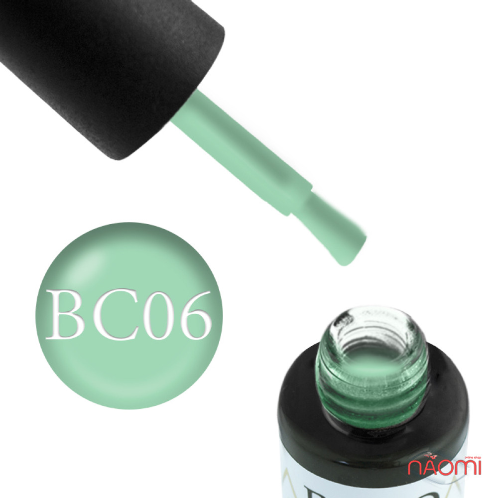 Гель-лак Boho Chic BC 006 дымчато-зеленый. 6 мл