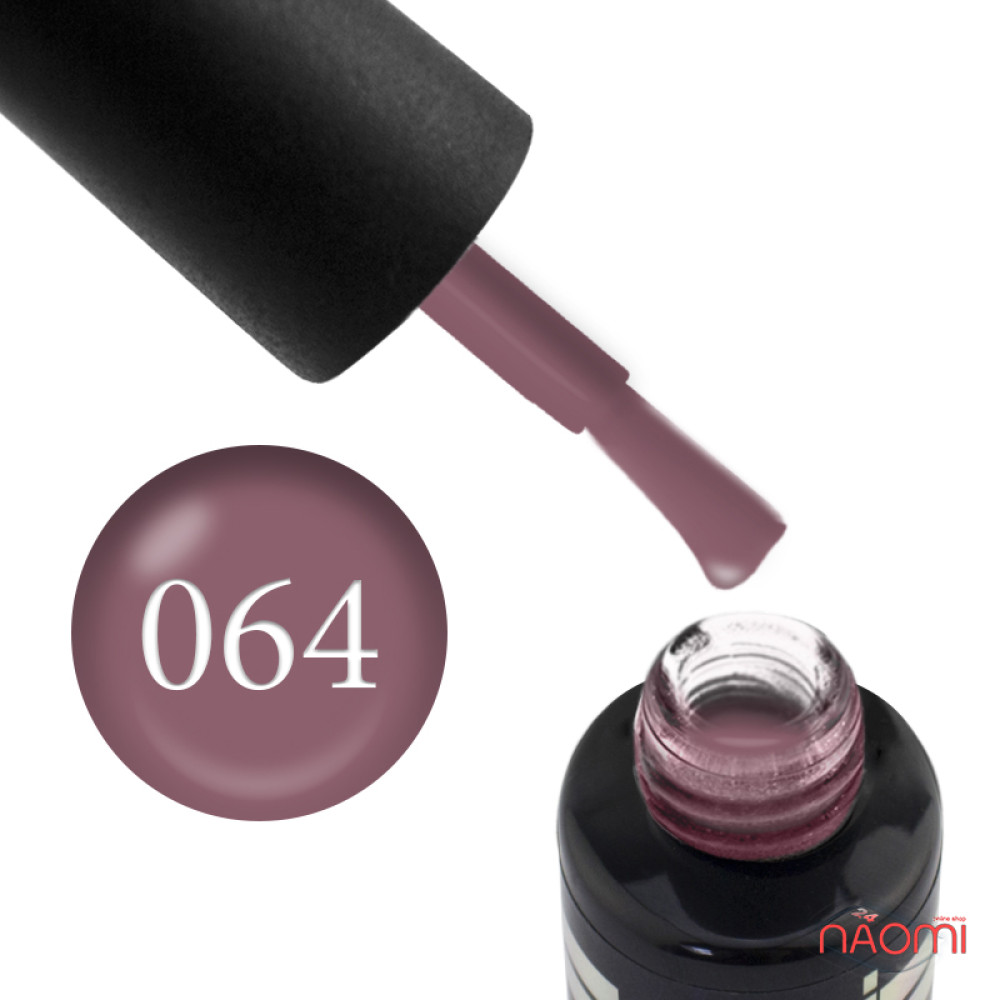 Гель-лак Oxxi Professional 064 темный серо-розовый, 10 мл