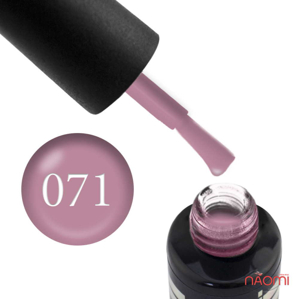 Гель-лак Oxxi Professional 071 світлий сіро-рожевий. 10 мл