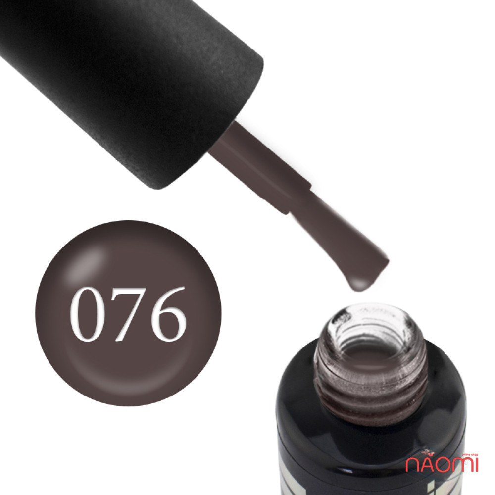 Гель-лак Oxxi Professional 076 коричневый. 10 мл