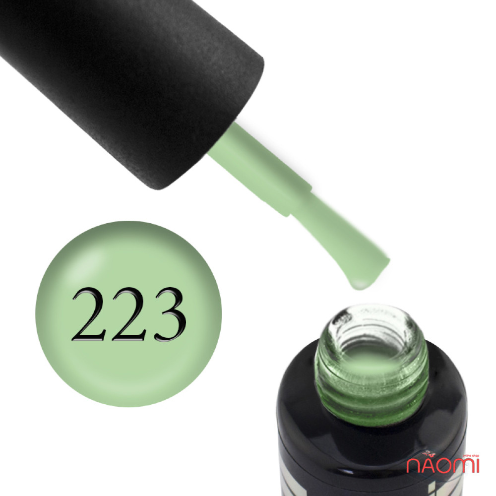 Гель-лак Oxxi Professional 223 светло-зеленый. 10 мл
