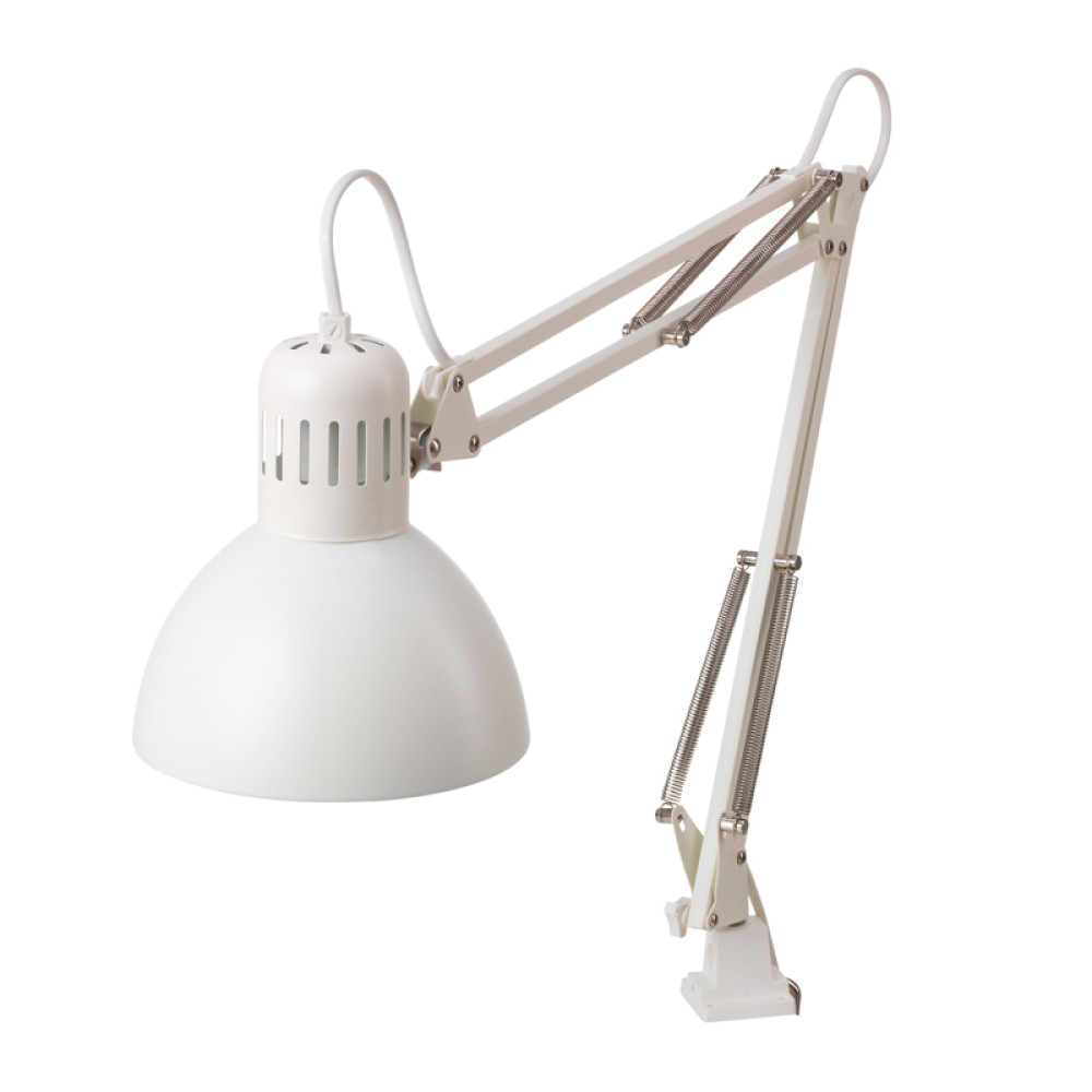 Лампа-штатив настольная IKEA Tertial, цвет белый