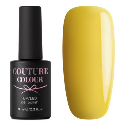 Гель-лак Couture Colour 185 летний желтый. 9 мл