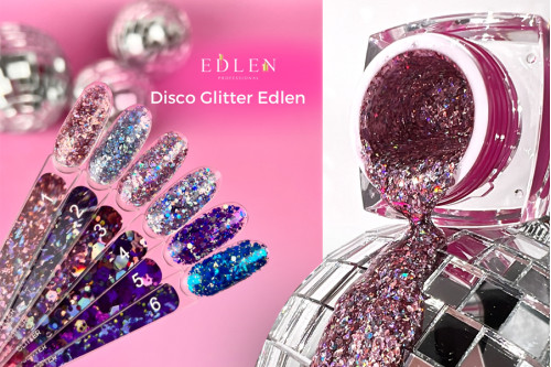 Disco Glitter - сліпучі гель-лаки Edlen Professional!