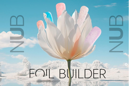 NUB Foil Builder Gel - колекція гелів з поталлю!